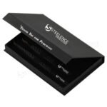 Black plasma fiber tip lash tweezers set including curve, 45 degree, 90 degree and L type tweezers