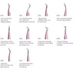 Professional pink eyelash tweezers with fiber tip and diamond grip for precise volume lash extensions
