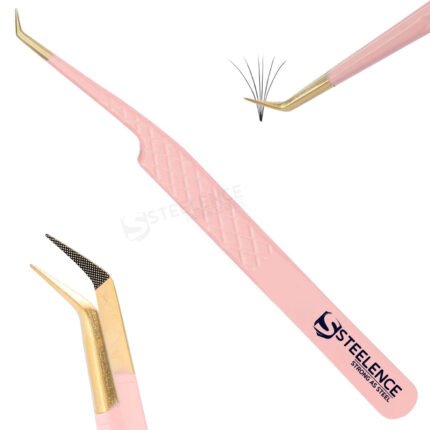45 degree lash tweezers manufacturer in Pakistan offering private label custom logo and bulk wholesale supply